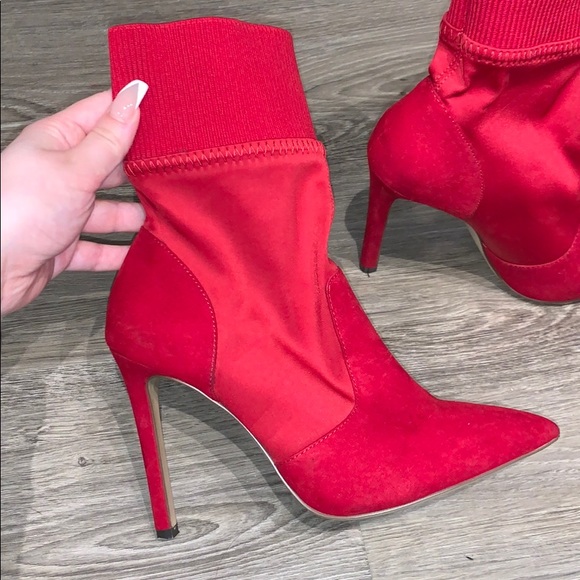 Red sock boot heels - Picture 2 of 2